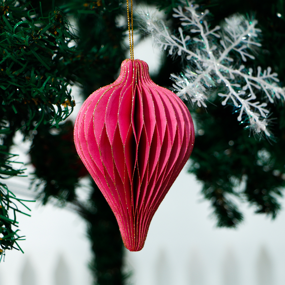 Drop Shape Christmas Paper Honeycomb Ornaments-02.jpg